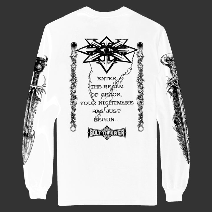 Bolt Thrower "Realm of Chaos (White)" LS (Pre-Order)