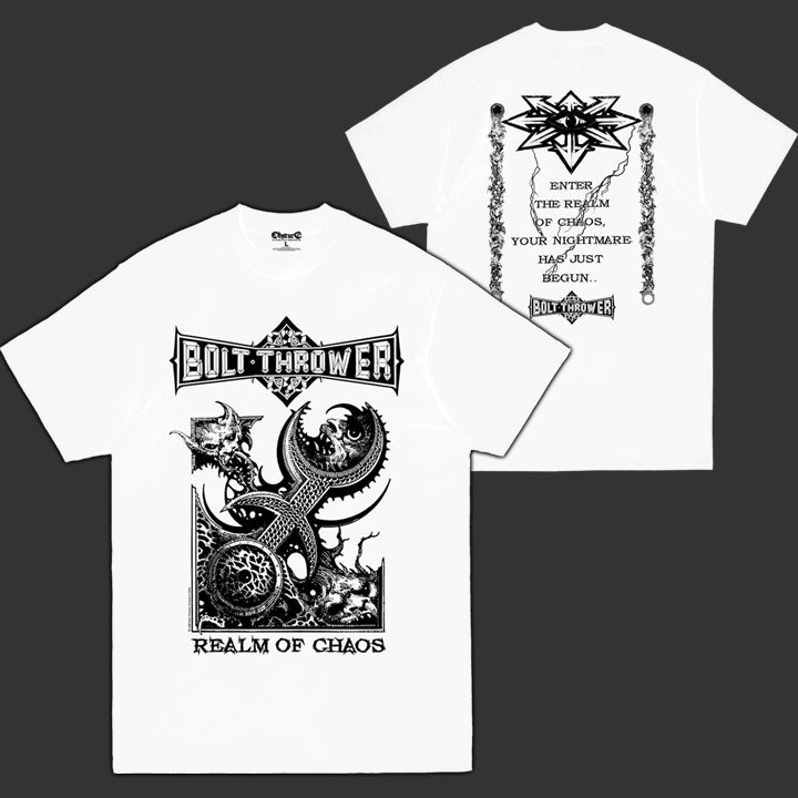 Bolt Thrower "Realm of Chaos (White)" SS (Pre-Order)