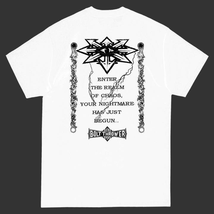 Bolt Thrower "Realm of Chaos (White)" SS (Pre-Order)